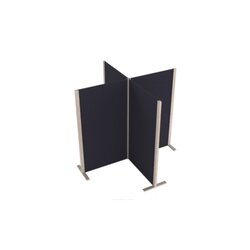 magnetoplan® 1105703 Akustik-Wandsystem 4Wände 4U 1X bl