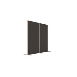 magnetoplan® 1105601 Akustik-Wandsystem 2Wände 2U 1H gr