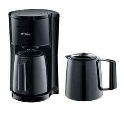 SEVERIN KA 9307 Filterkaffeemaschine 2 Thermokannen sw