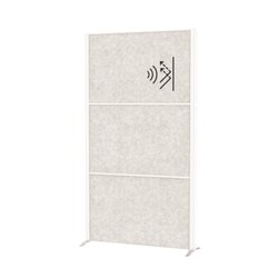 MAUL 9662002 Stellwandsystem MAULconnecto Uplight 3xAk h.gr Stand