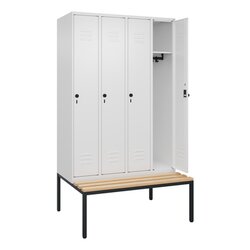 C+P 080050740S10014 Spind Classic PLUS 4Abt 2120x1200x815 ws/ws