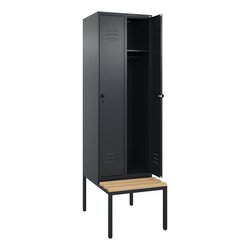 C+P 080050720S10061 Spind Classic PLUS 2Abt 2120x600x815 sgr/sgr