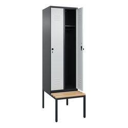 C+P 080050720S10060 Spind Classic PLUS 2Abt 2120x600x815 sgr/lgr