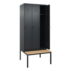 C+P 080050730S10062 Spind Classic PLUS 3Abt 2120x900x815 sgr/sgr