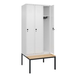C+P 080050730S10014 Spind Classic PLUS 3Abt 2120x900x815 ws/ws