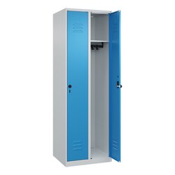 C+P 08000020S10005 Spind Classic PLUS 2Abt 1850x600x500 lgr/lbl