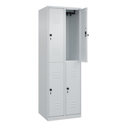C+P 08030020S10008 Spind Classic PLUS doppelt 2Abt 1850x600x500 lgr/lgr