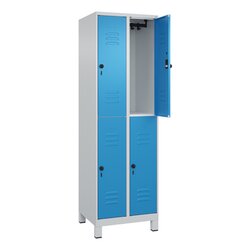 C+P 08031020S10004 Spind Classic PLUS doppelt 2Abt 1950x600x500 lgr/lbl