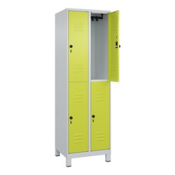 C+P 08031020S10010 Spind Classic PLUS doppelt 2Abt 1950x600x500 lgr/cgn