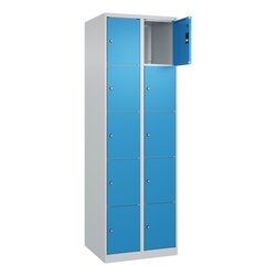 C+P 080000205S10004 Schließfachschr Classic PLUS 2x5F 1850x600x500 lgr/lbl