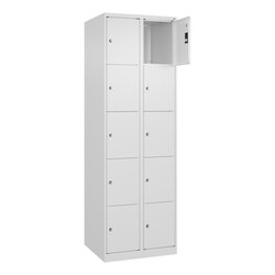 C+P 080000205S10012 Schließfachschr Classic PLUS 2x5F 1850x600x500 ws/ws