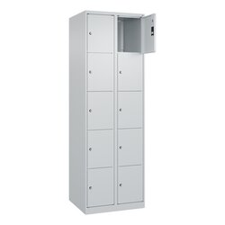 C+P 080000205S10008 Schließfachschr Classic PLUS 2x5F 1850x600x500 lgr/lgr
