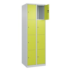 C+P 080000204S10009 Schließfachschr Classic PLUS 2x4F 1850x600x500 lgr/cgn