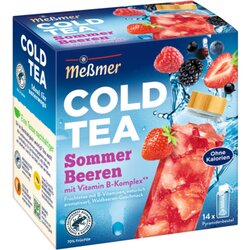 Meßmer 107643 Tee COLD TEA Sommer-Beeren 14St