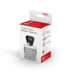 trodat® 198504 Datumstempel 1010SET +Stempelkissen sw