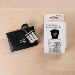 trodat® Datumstempel Classic 1010 + Kissen Set