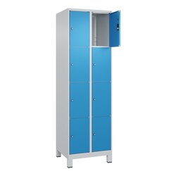 C+P 080010204S10004 Schließfachschr Classic PLUS 2x4F 1950x600x500 lgr/lbl
