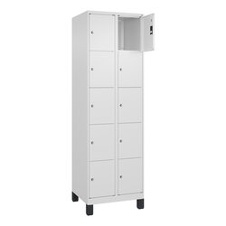 C+P 080010205S10017 Schließfachschr Classic PLUS 2x5F 1950x600x500 ws/ws