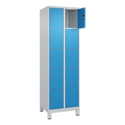 C+P 080010205S10004 Schließfachschr Classic PLUS 2x5F 1950x600x500 lgr/lbl