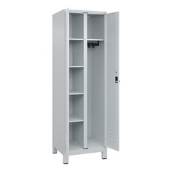 C+P 08061020S10009 Garderobenschrank Classic PLUS 2Abt 1950x600x500 lgr/lgr