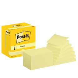Post-it® R350 CY Haftnotiz Z-Notes 127x76mm ge 12St