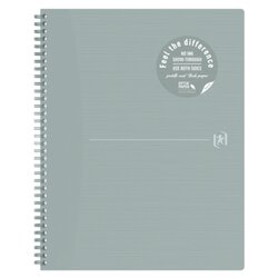 Oxford 400150008 Notizbuch Origins A4+ 70Blatt grau kariert