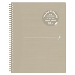 Oxford 400150009 Notizbuch Origins A4+ 70Blatt beige kariert