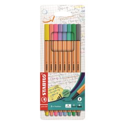 STABILO® EO88/8-01 Fineliner point 88    pastell sort 8St