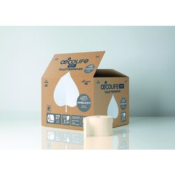 oecolife 1602701 Toilettenpapier Ungebleicht 3lg 250Bl 27St