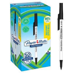 Paper Mate 2187701 Kugelschreiber Kilometrico sw 50St