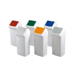DURABLE Abfalleimer DURABIN® FLIP 40L Set mit Deckel 40 l