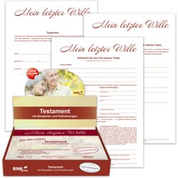 RNK Verlag 2812 RNK Testament DIN C5 5teilig 