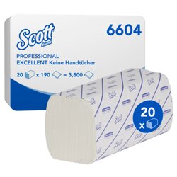 Scott® 6604 Papierhandtuch Excellent 2lg ws 20x190Bl
