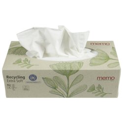 memo H3458 Taschentücher Recycling Extra Soft 4lg. 100St.