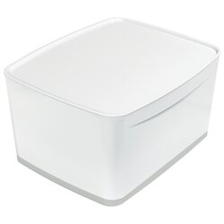 Leitz 52161001 Aufbewahrungsbox MyBox mittel 18l Deckel ws/gr