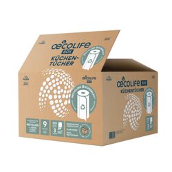 oecolife 3299000 Küchenrolle Recycling 3lg 200Bl 9St