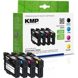 KMP 1650,4005 Tintenpatrone E201V wie Epson 603XL sw/c/m/y 4St.