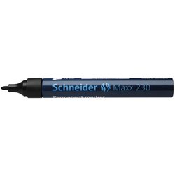Schneider 123001 Permanentmarker Maxx 230  Rundspitze 1-3mm schwarz
