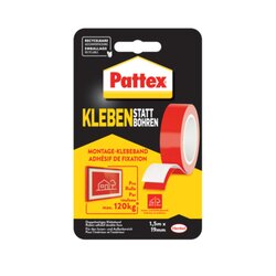 Pattex PXMT2 Montageklebeband Kleben statt Bohren 19mmx1,5m