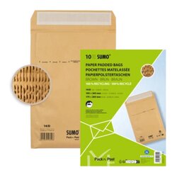 SUMO 30002311 Papierpolstertasche D SU1514P010 br 10St