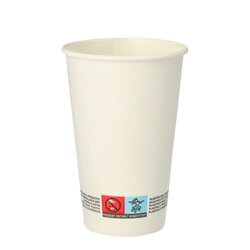 PAPSTAR 87458 Trinkbecher pure Pappe 0,3l weiß 50 St./Pack.