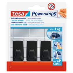 tesa® 58278-00000 Haken Powerstrips Small sw 3St 