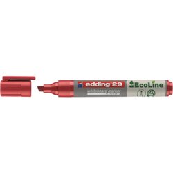 edding 4-29002 Boardmarker 29 EcoLine 1-5mm Keilspitze rot