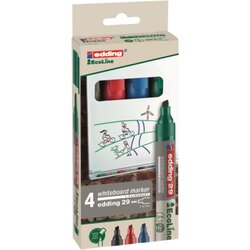 edding 4-29-4 Boardmarker 29 EcoLine 1-5mm sortiert 4 St./Pack.