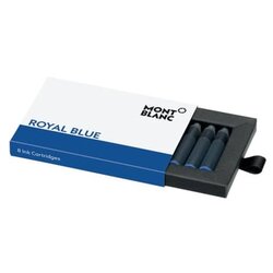 Montblanc 128198 Tintenpatrone königsblau 8 St./Pack.