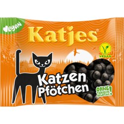 Katjes 623340 Lakritz Katzen Pfötchen 175g 