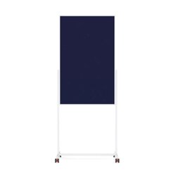 magnetoplan® 11112103 Moderationswand 75x120cm Filz blau