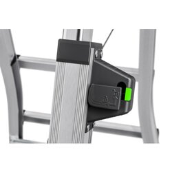 Hailo Teleskopleiter D100 TL TopLine max. Arbeitshöhe 2,87 m
