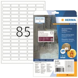 HERMA 8337 Etikett 37x13mm PES weiß 2.125 St./Pack.