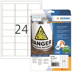 HERMA 9532 Outdoor Etikett Special  63,5x33,9mm ws 240St